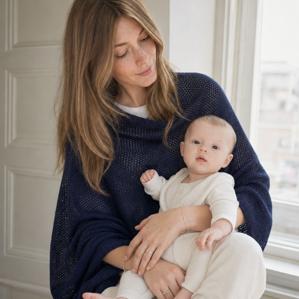 Pure Cotton Nursing Cover Ensures Comfortable Private Feeding