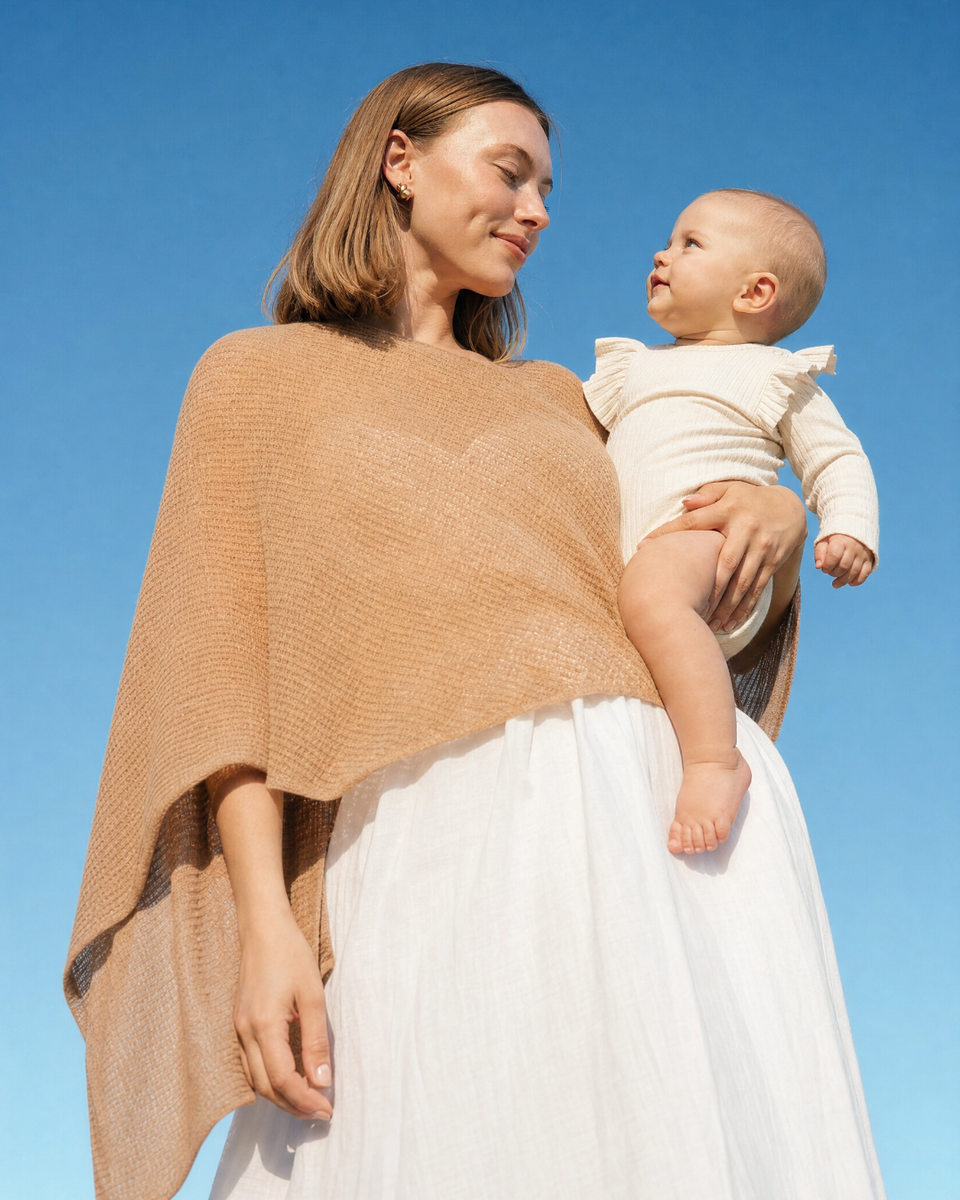 Pure Cotton Nursing Cover Ensures Comfortable Private Feeding