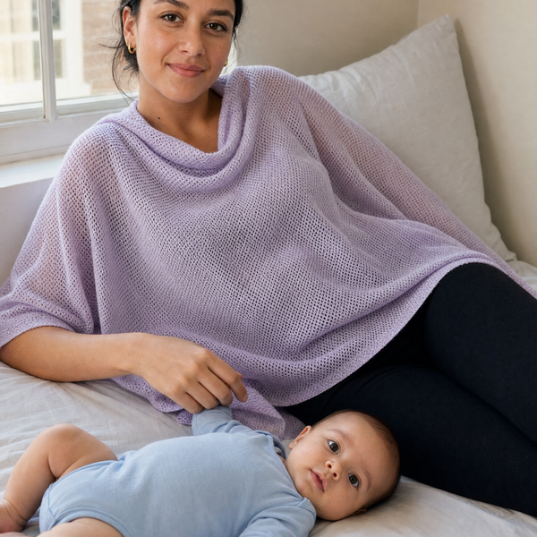 Pure Cotton Nursing Cover Ensures Comfortable Private Feeding