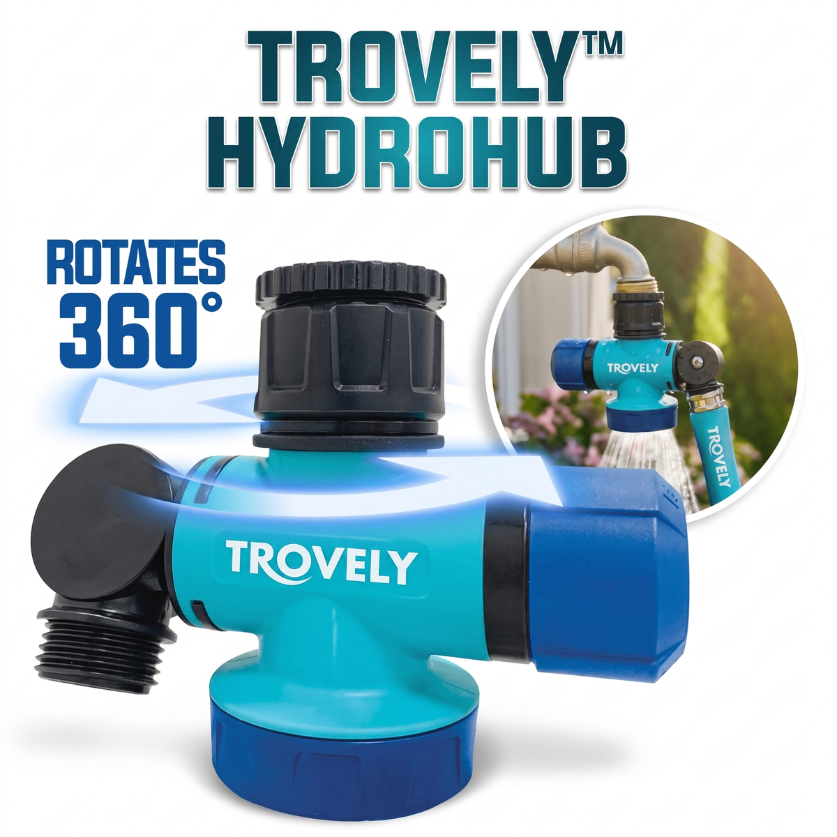Trovely™ HydroHub – Wash Smarter Without Disconnecting Your Hose