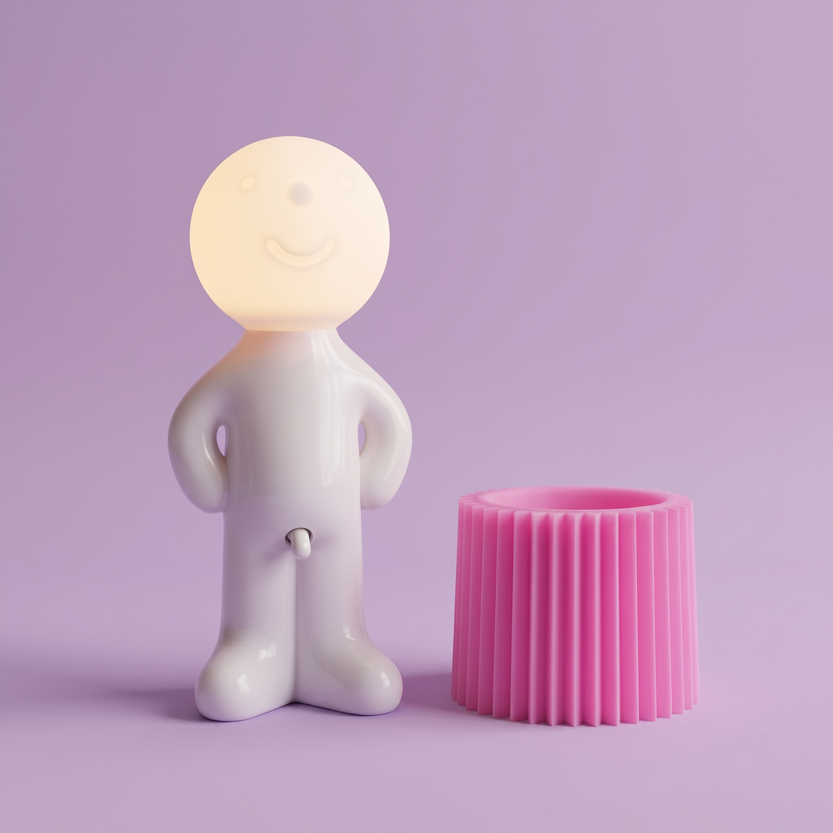LumiPal™ Playful Pleated LED Table Lamp