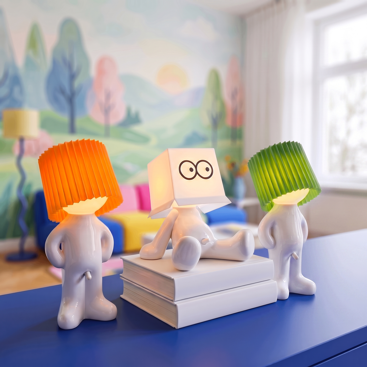 LumiPal™ Playful Pleated LED Table Lamp