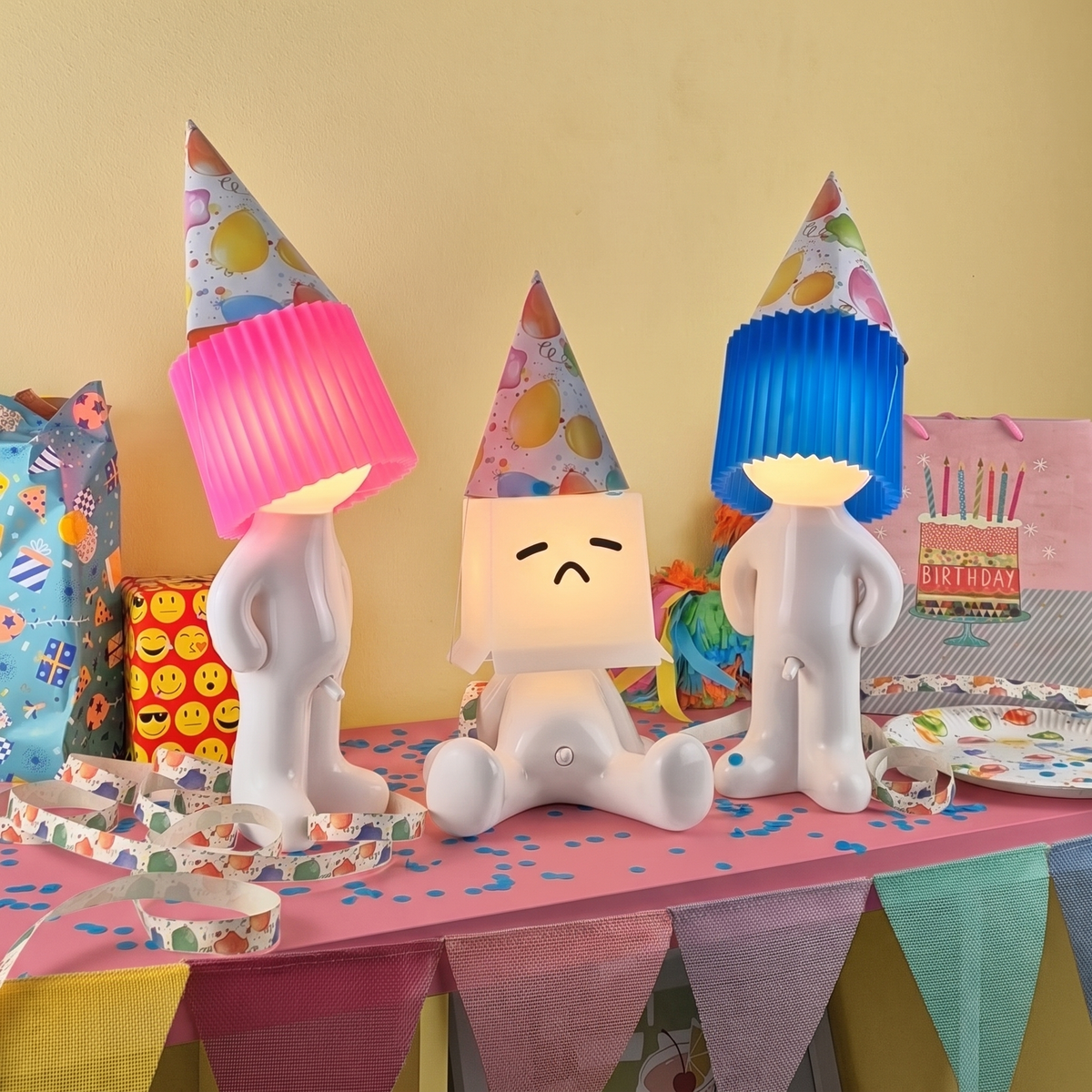 LumiPal™ Playful Pleated LED Table Lamp