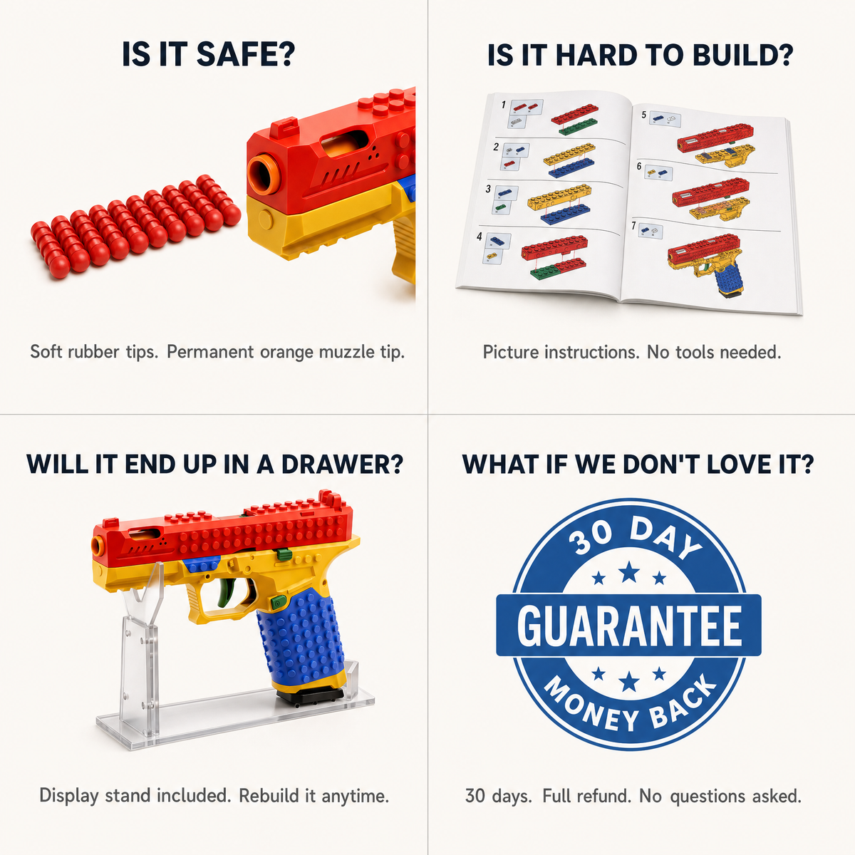 BrickForge™ Buildable Brick Blaster Play Set