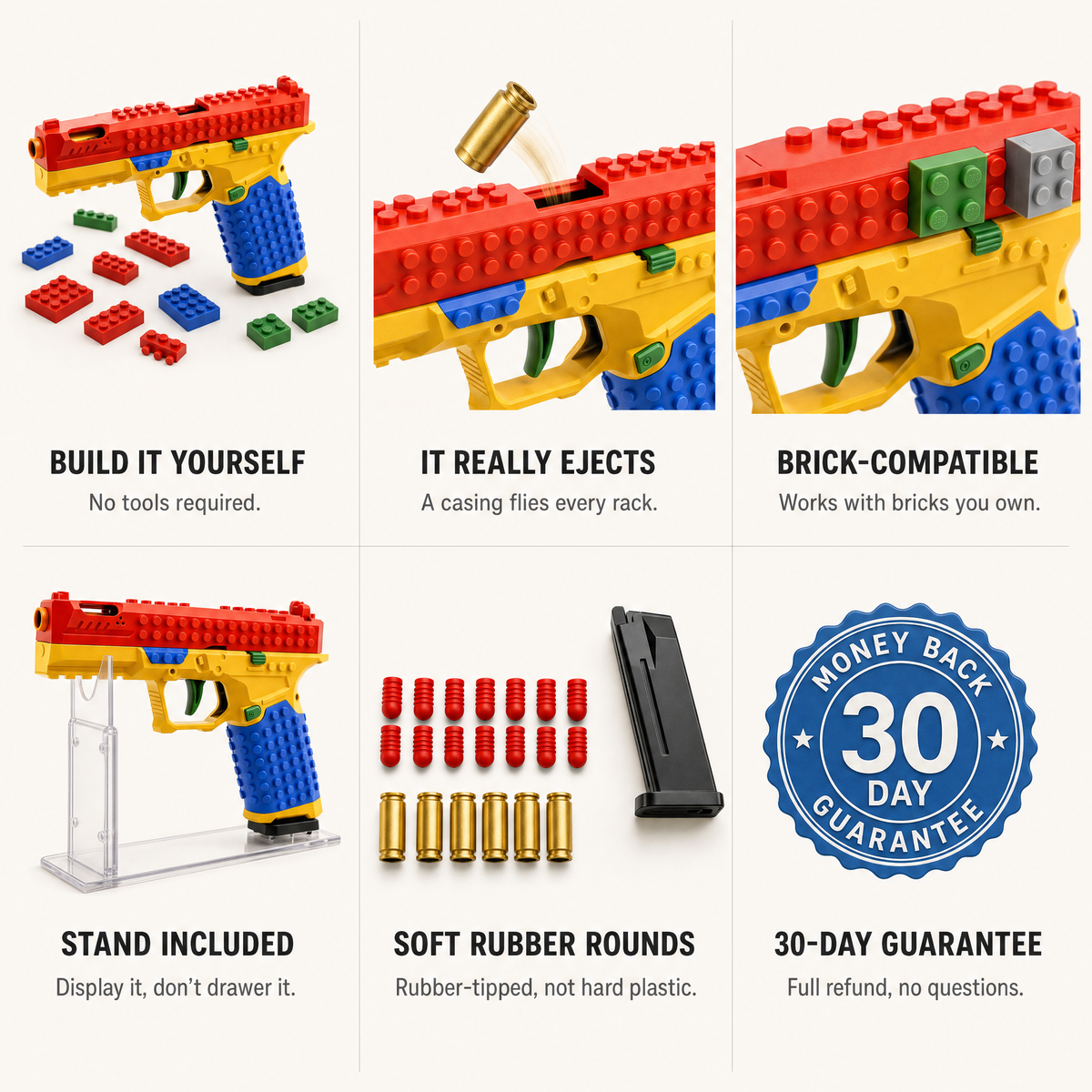 BrickForge™ Buildable Brick Blaster Play Set
