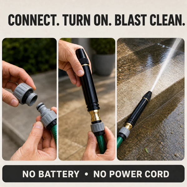 JetForge™ High-Pressure Garden Cleaning Wand