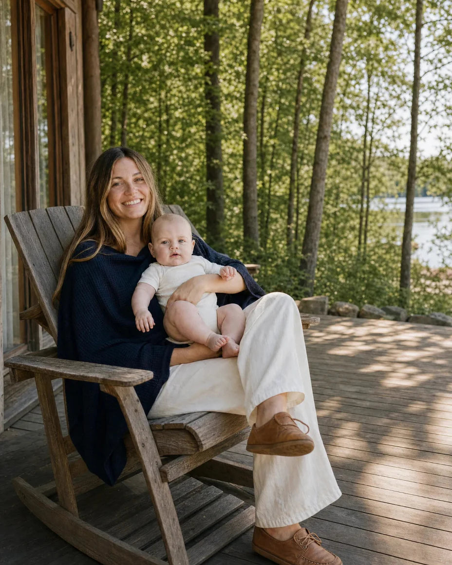 Pure Cotton Nursing Cover Ensures Comfortable Private Feeding