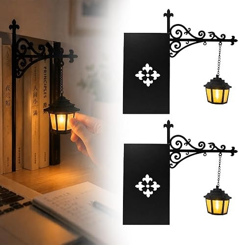 LumiTale™ Decorative Hanging Bookshelf Lantern