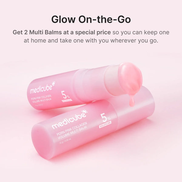 [NEW]  PDRN Pink Caffeine Collagen Eye Patch + PDRN Pink Collagen Volume Multi Balm