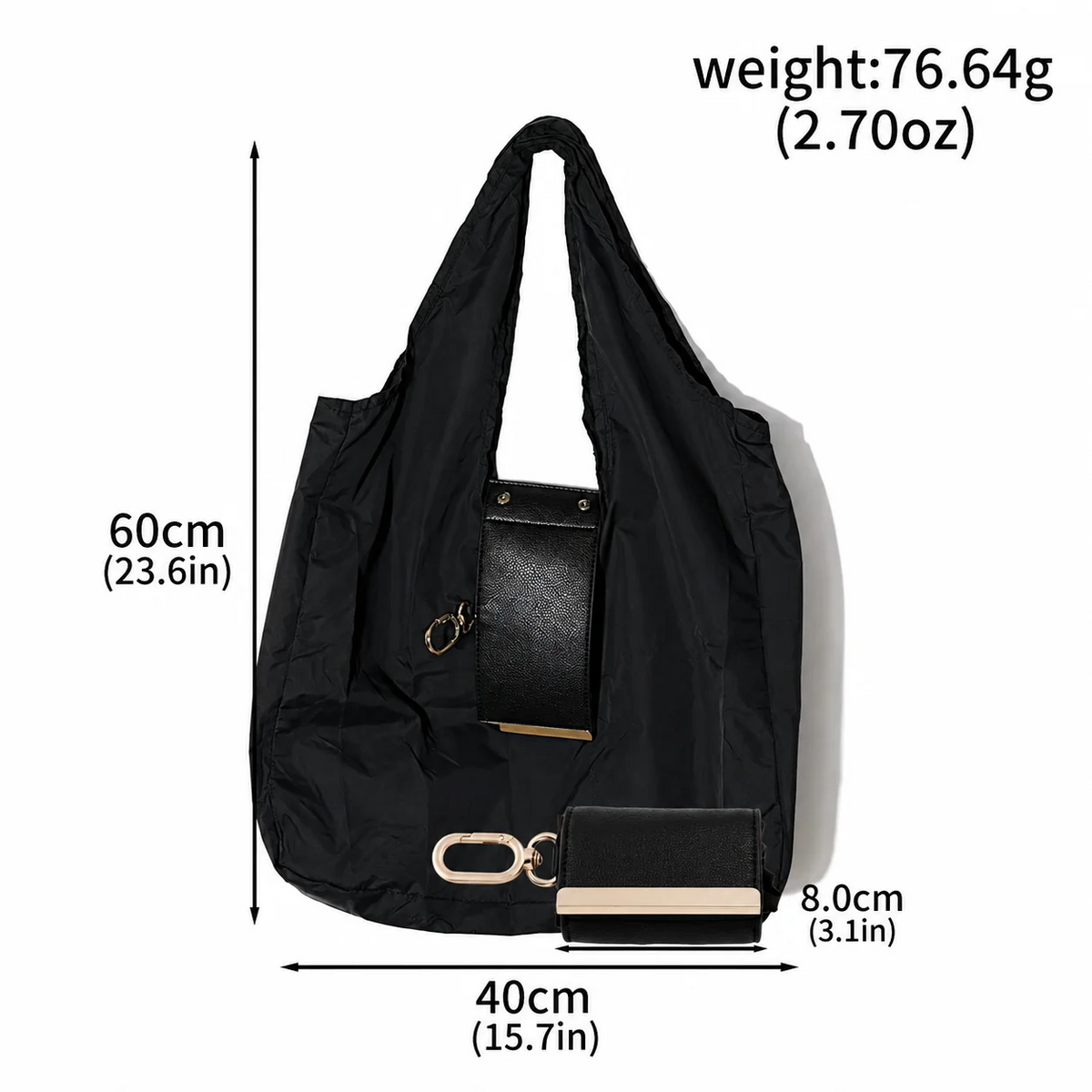 ToteSnap™ Foldable Keychain Carry Bag