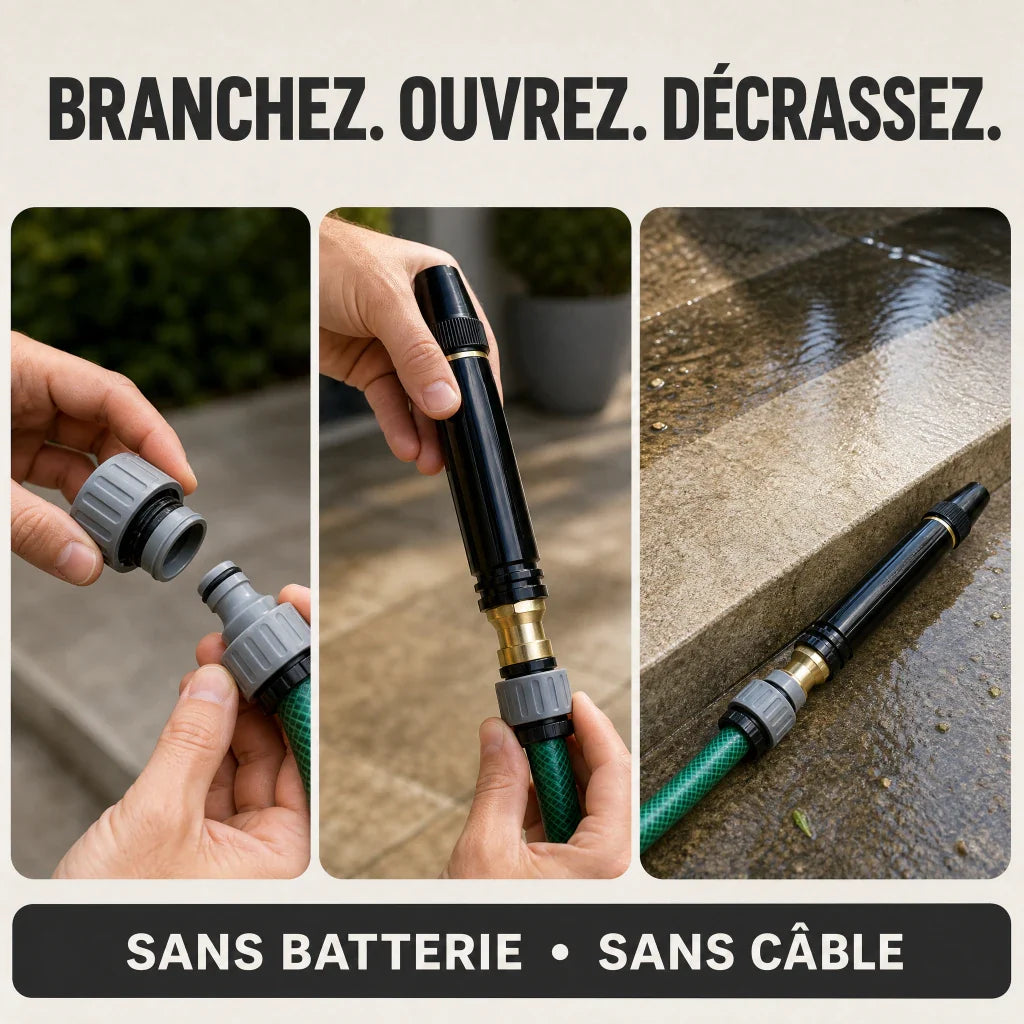 JetForge™ High-Pressure Garden Cleaning Wand