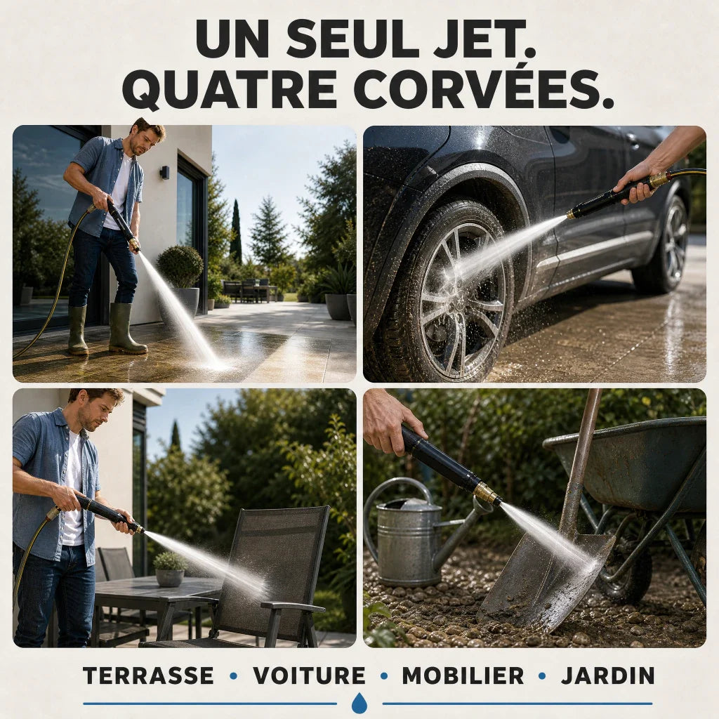 JetForge™ High-Pressure Garden Cleaning Wand