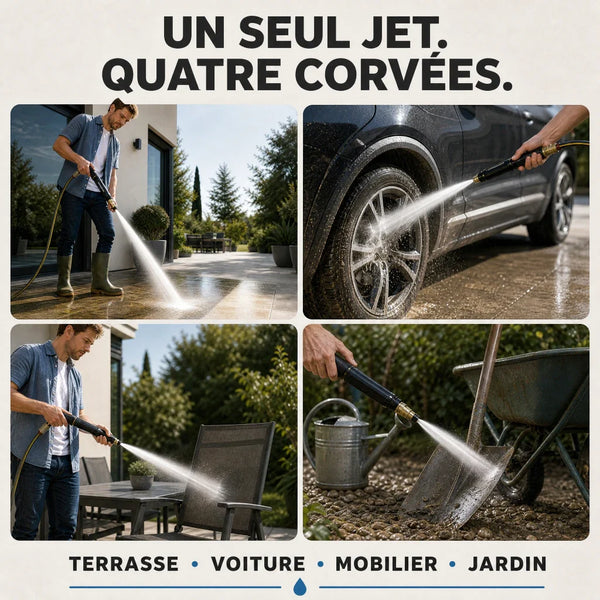 JetForge™ High-Pressure Garden Cleaning Wand
