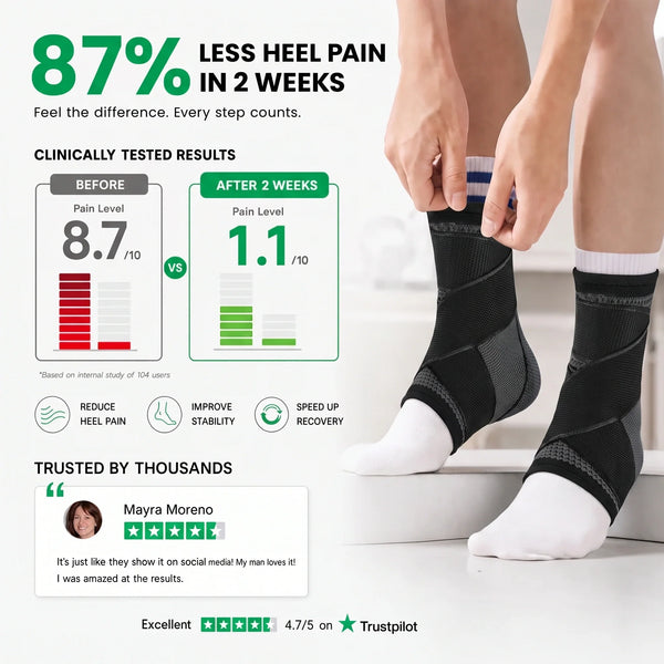 AnkleFlex™ Adjustable Compression Support Sleeve