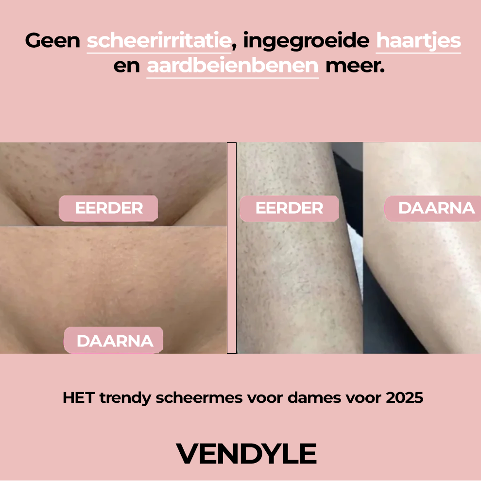 Vendyle 2-in-1 Body Razor for Smooth, Irritation-Free Shaving