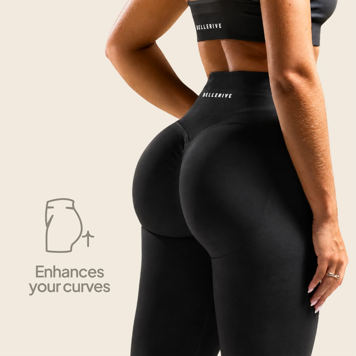 Flat belly set - Charcoal