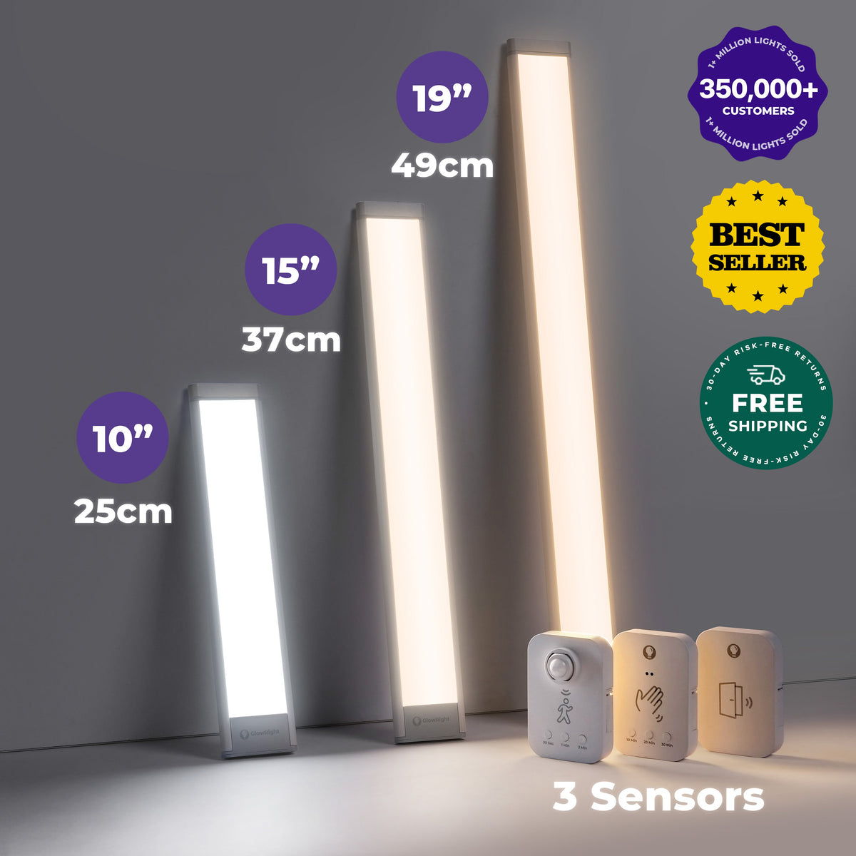 LumiGlide™ Wireless Peel-and-Stick Utility Light