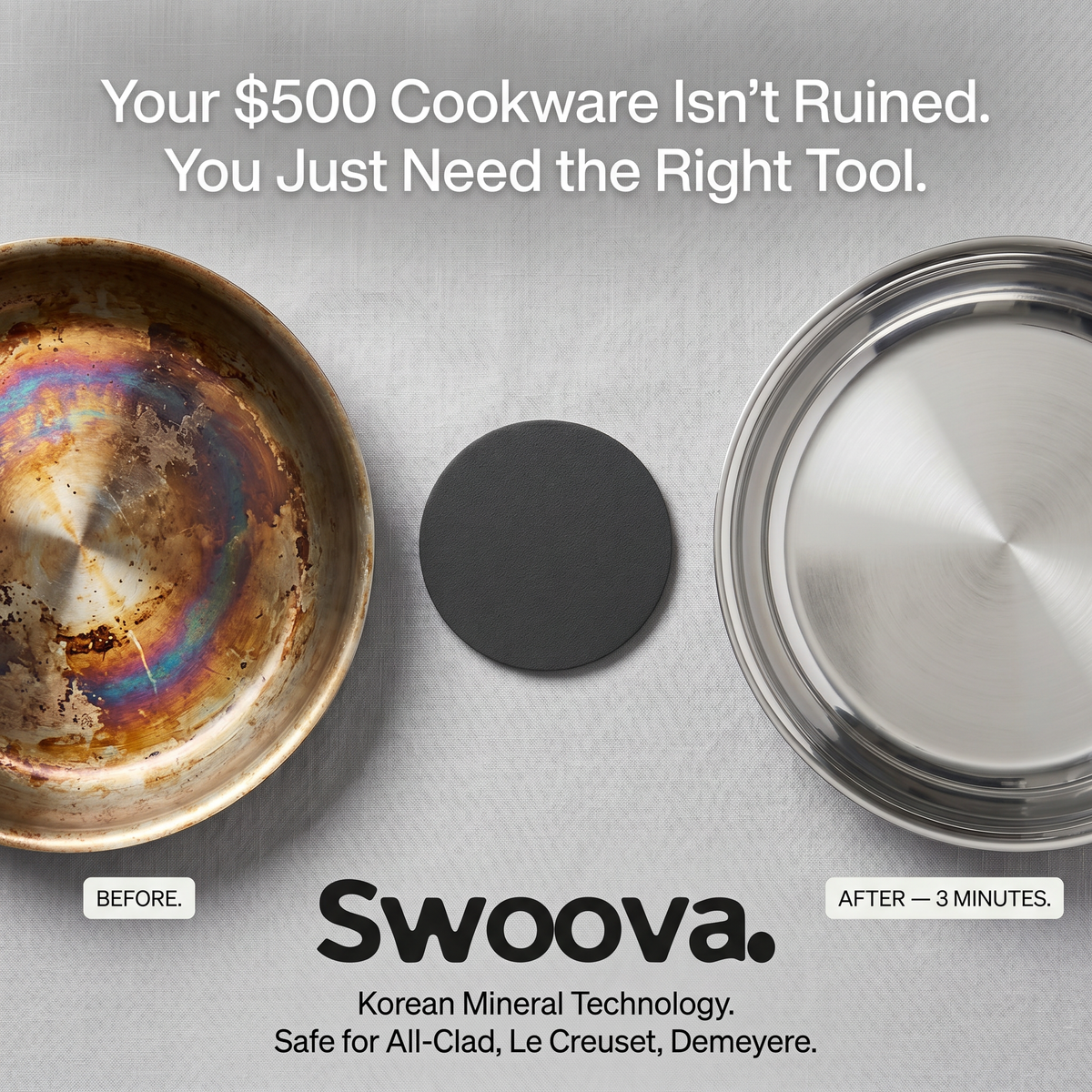 Swoova Stainless Steel Sponge – Restore Shine Without Chemicals Fast