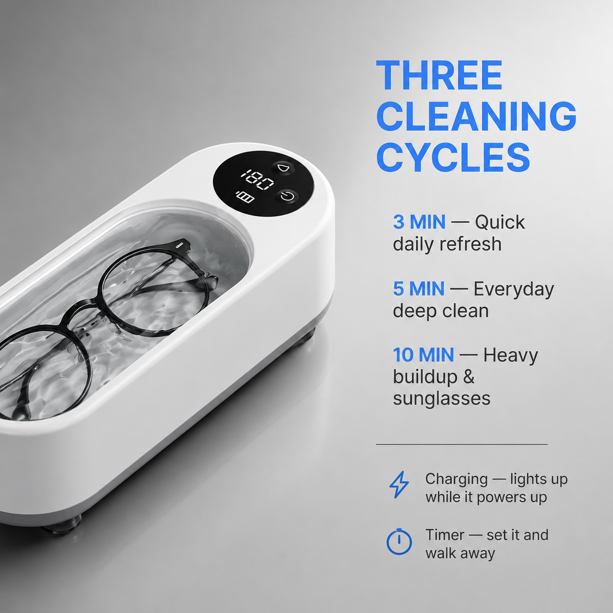 SonicPure™ Ultrasonic Multi-Purpose Cleaning Device