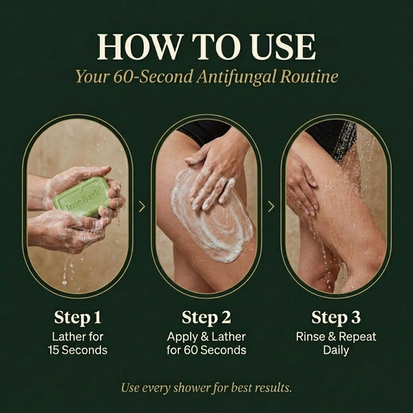 Ironbark Tea Tree Antifungal Bar – Clears Fungal Infection and Skin Balance from the Root