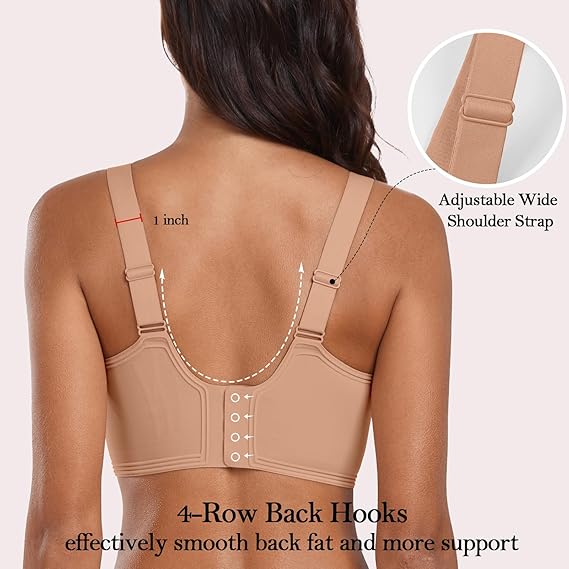 JellyLuxe™ Seamless Full-Coverage Wireless Lift Bra