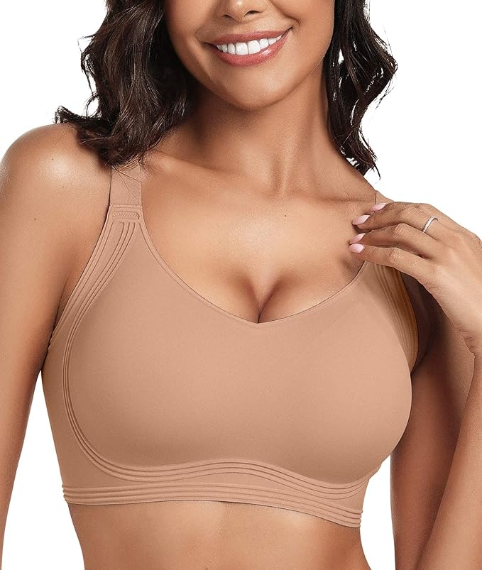 JellyLuxe™ Seamless Full-Coverage Wireless Lift Bra