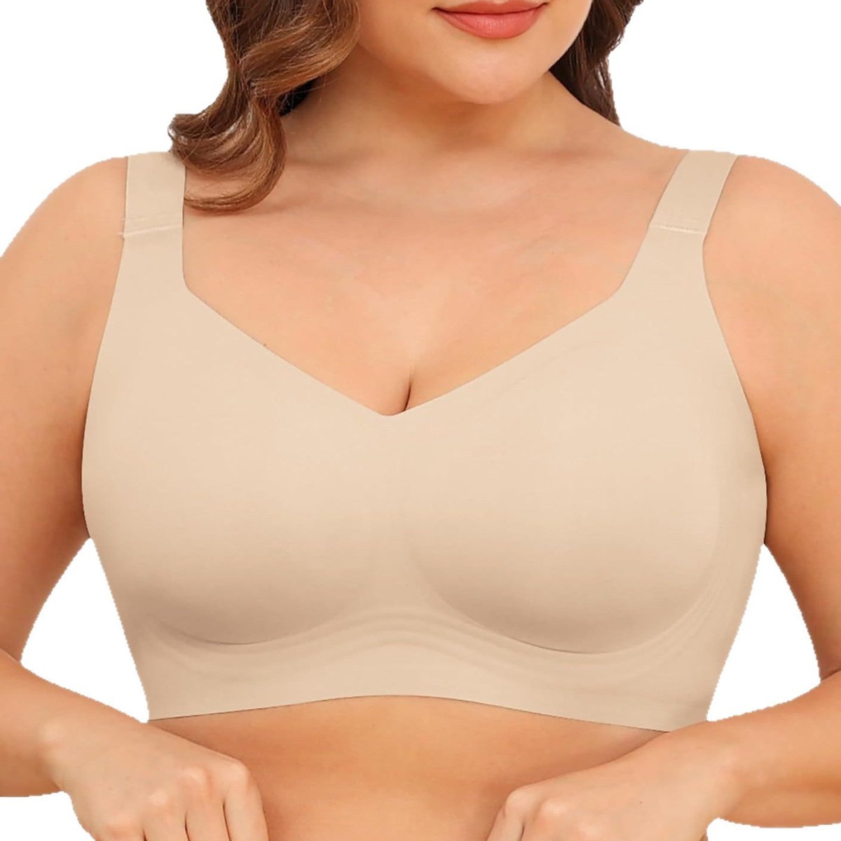JellyLuxe™ Seamless Full-Coverage Wireless Lift Bra