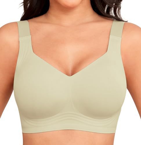 JellyLuxe™ Seamless Full-Coverage Wireless Lift Bra
