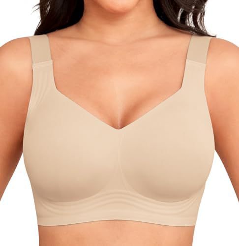 JellyLuxe™ Seamless Full-Coverage Wireless Lift Bra