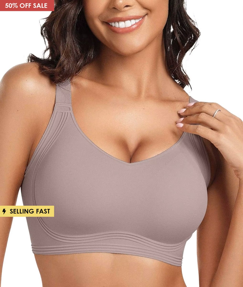 JellyLuxe™ Seamless Full-Coverage Wireless Lift Bra