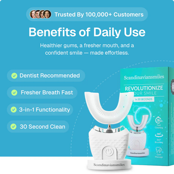 lusailstore | Adult U-shaped Electric Toothbrush