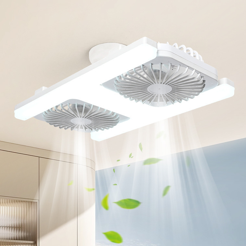2-in-1 LED Ceiling Fan Light – Dual Cooling, Ultra Bright, Tool-Free Install