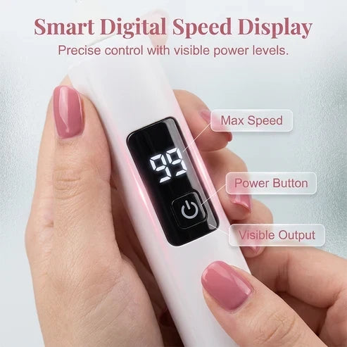 NailGuard™ Precision LED Electric Nail Grinder