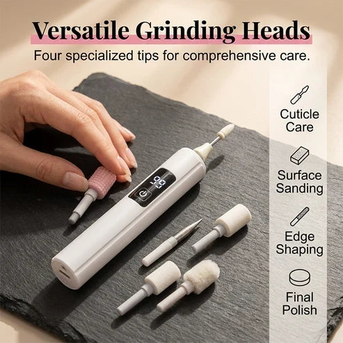 NailGuard™ Precision LED Electric Nail Grinder