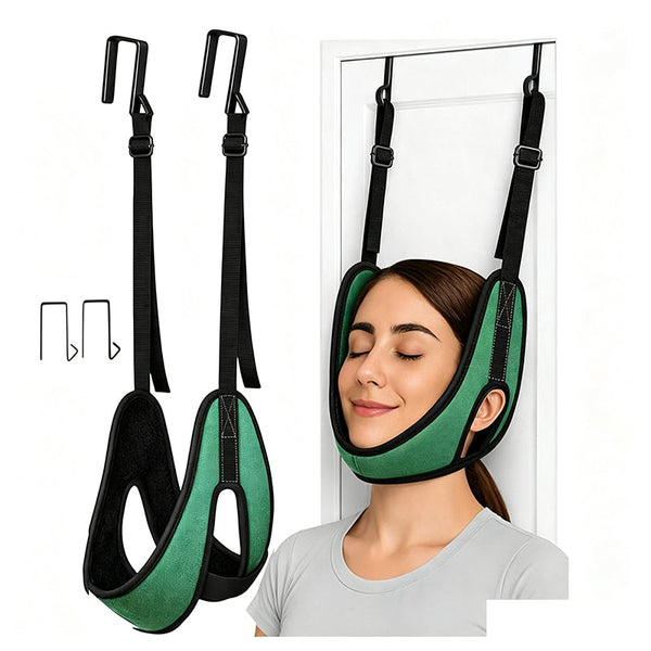 NeckEase™ Adjustable Over-Door Cervical Traction Support