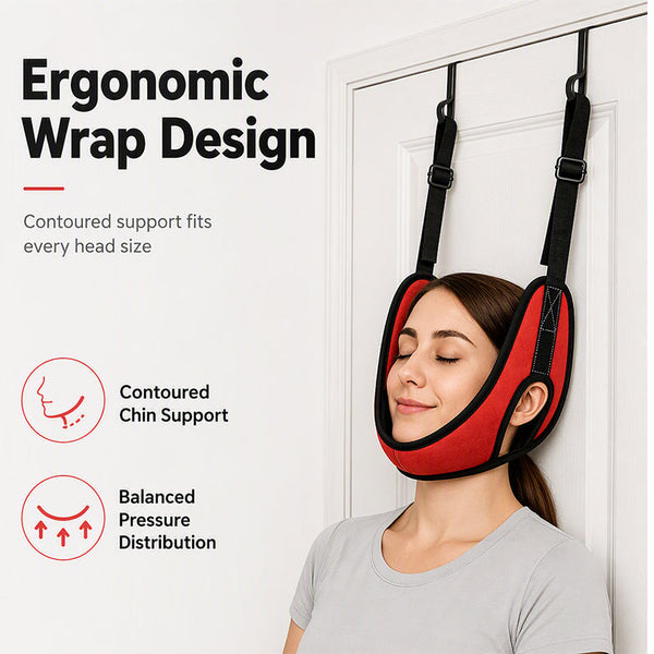 NeckEase™ Adjustable Over-Door Cervical Traction Support