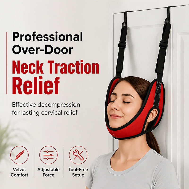 NeckEase™ Adjustable Over-Door Cervical Traction Support