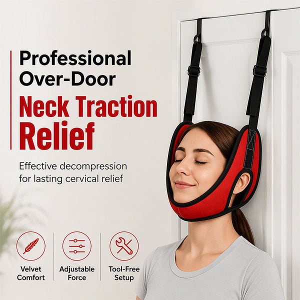 NeckEase™ Adjustable Over-Door Cervical Traction Support