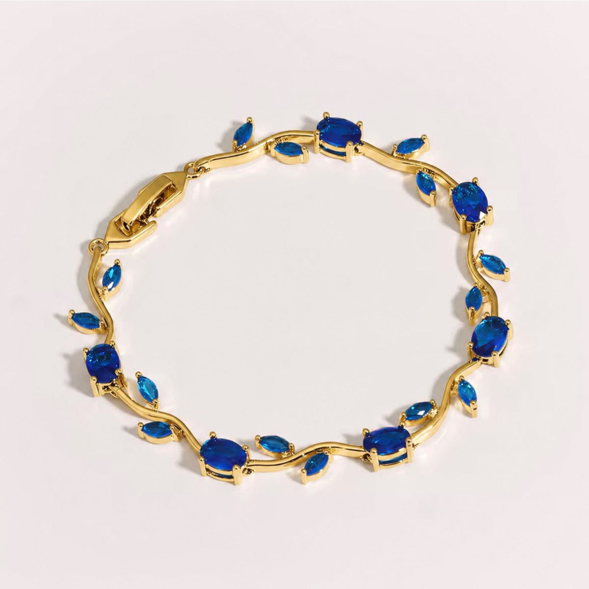 Rubivelle™ Crimson Crystal Vine Bracelet