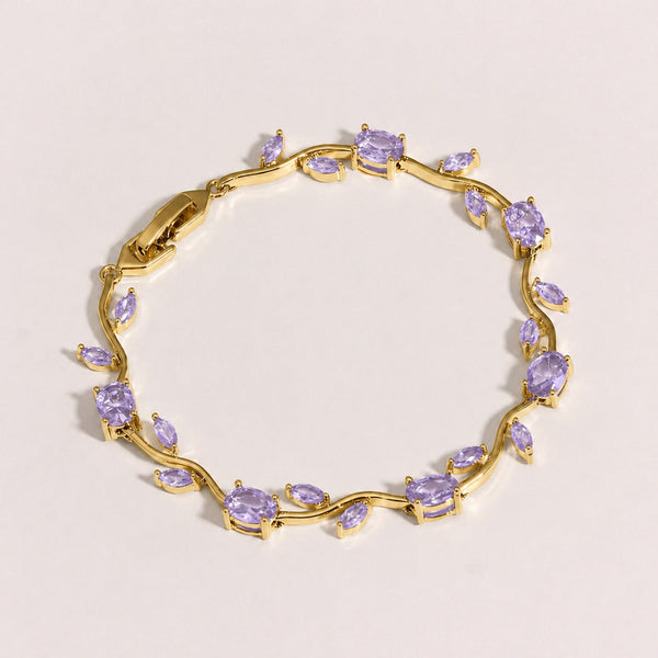 Rubivelle™ Crimson Crystal Vine Bracelet