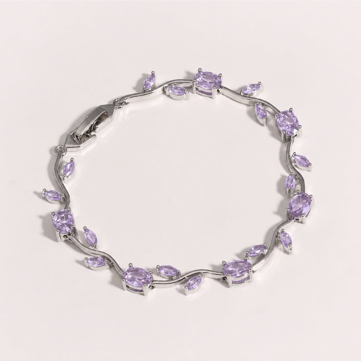 Rubivelle™ Crimson Crystal Vine Bracelet
