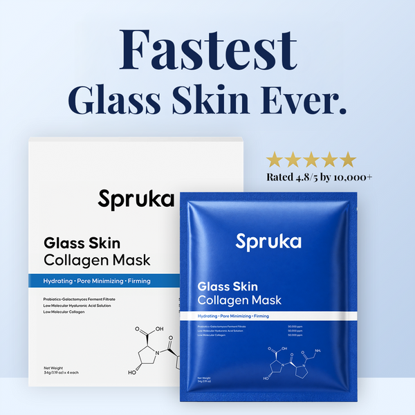 Spruka® Glass Skin Collagen Mask
