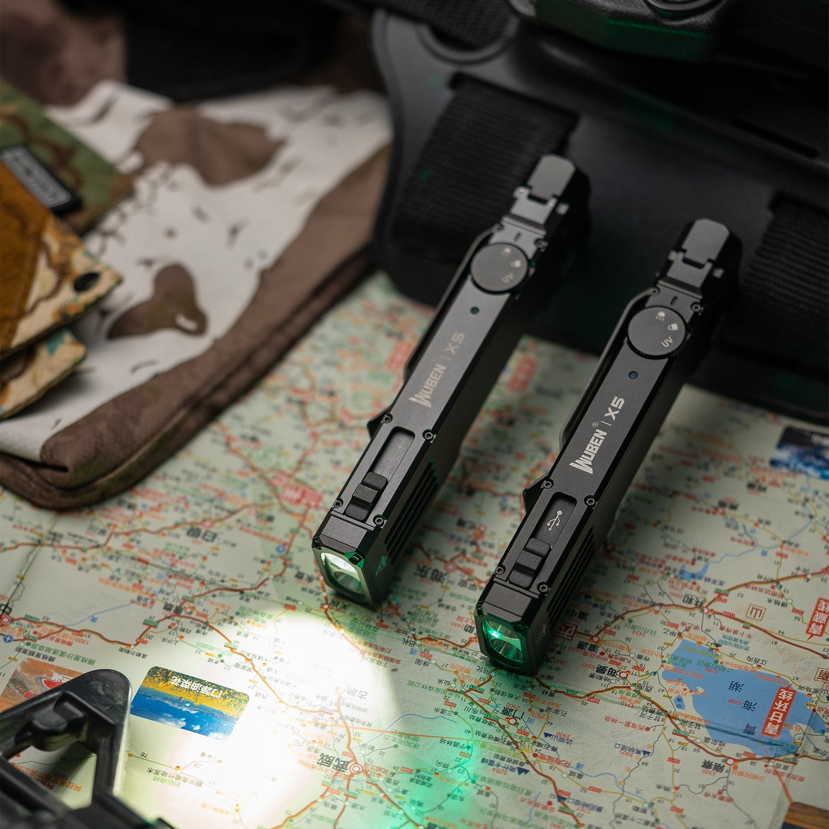 WUBEN X5 3-in-1 1300 Lumens Compact EDC Flashlight